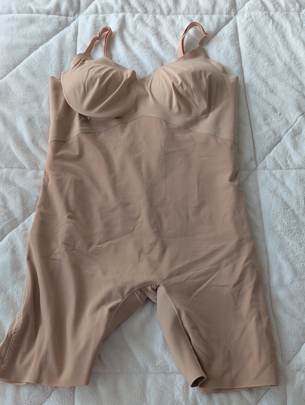 Honeylove Low Back Bodysuit in Sand